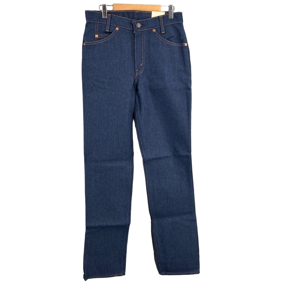 Vintage Levi's Deadstock Jeans Blue Denim Orange Tab Student Fit USA Size 30x34